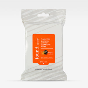Charcoal & Arnica Extract Cleansing Wipes