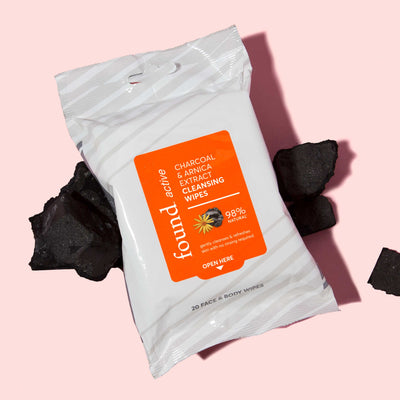 Charcoal & Arnica Extract Cleansing Wipes